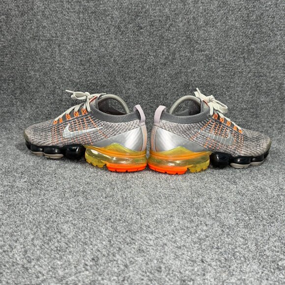 Nike Air VaporMax Flyknit‎ 3 Running Shoes Men\'s 8.5 Atmosphere Grey Orange Run main image 4